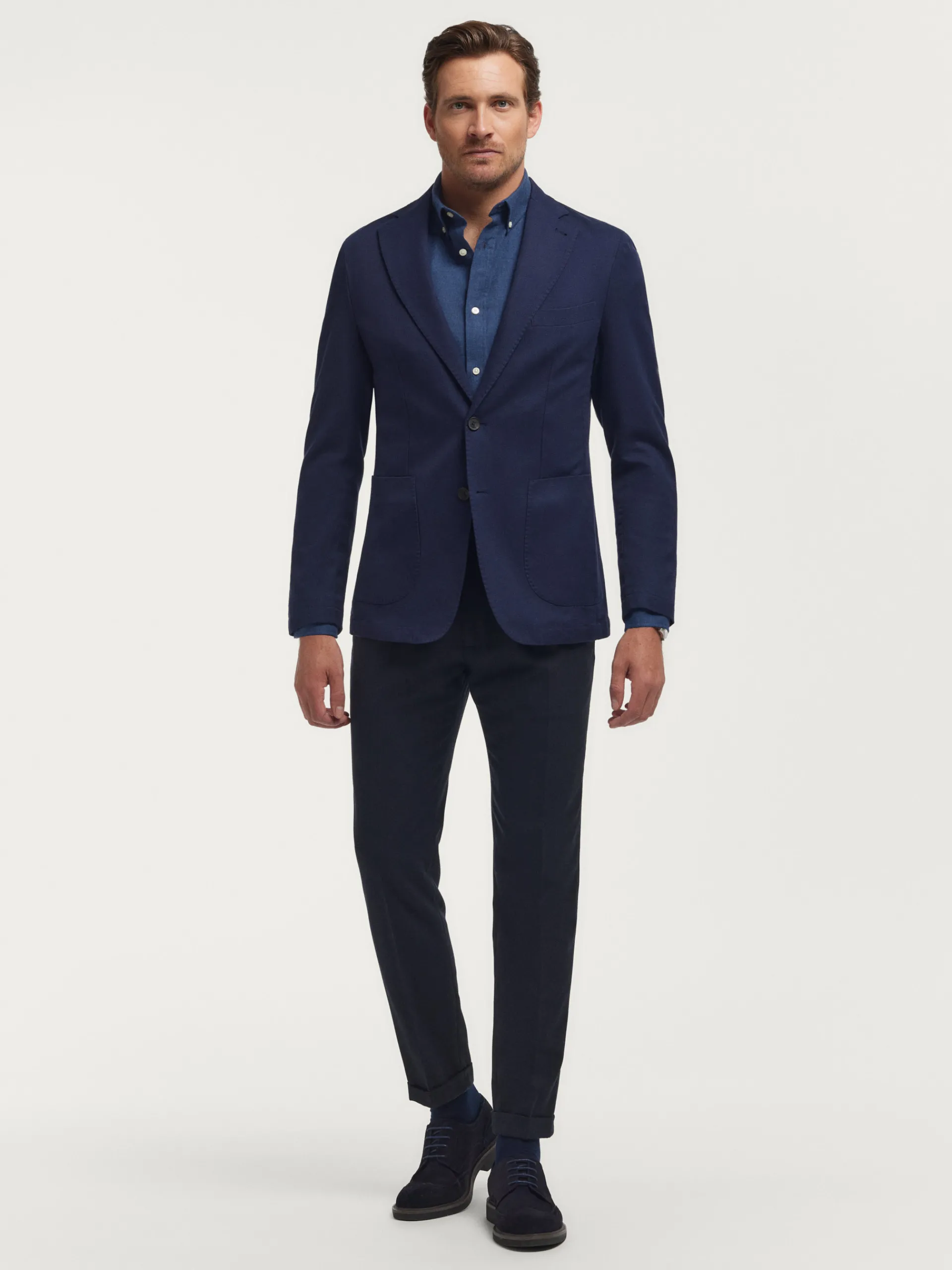 americana_esterilla__azul_marino_0.webp Sale Alvaro Moreno AMERICANA ESTERILLA Azul Marino