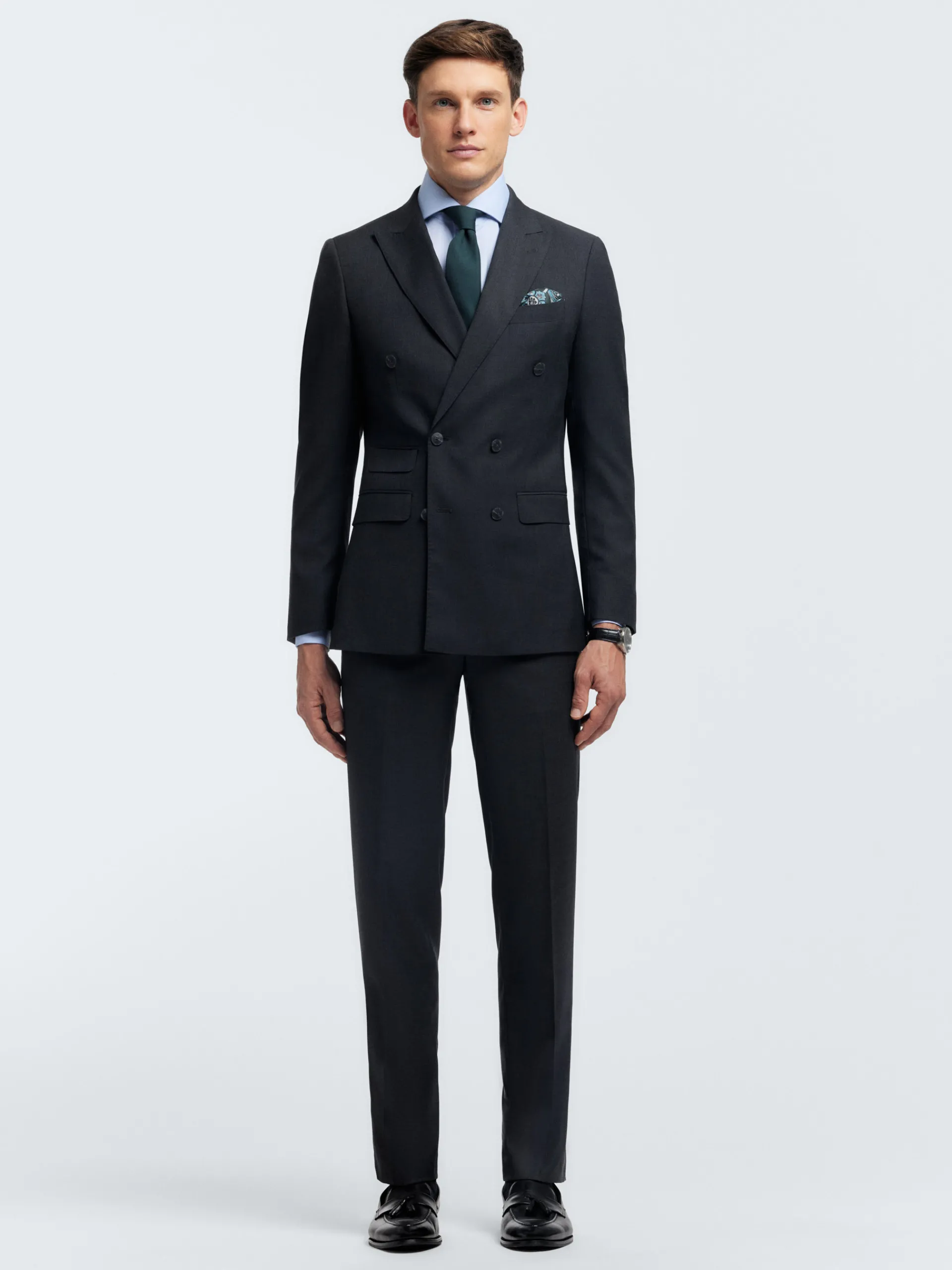 Outlet Alvaro Moreno AMERICANA FIL A FIL CRUZADO Gris