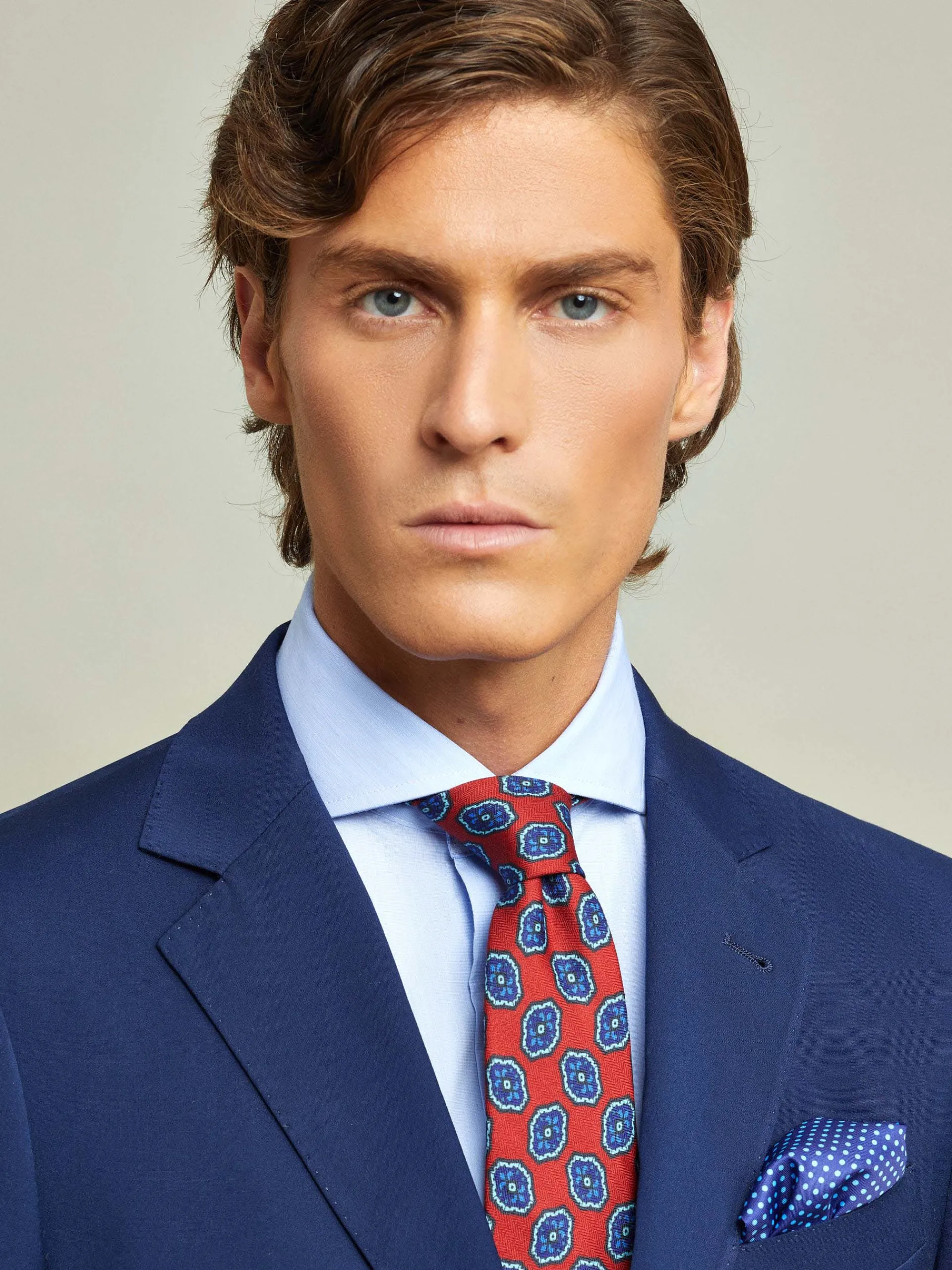 Sale Alvaro Moreno AMERICANA PLAIN SLIM Azul