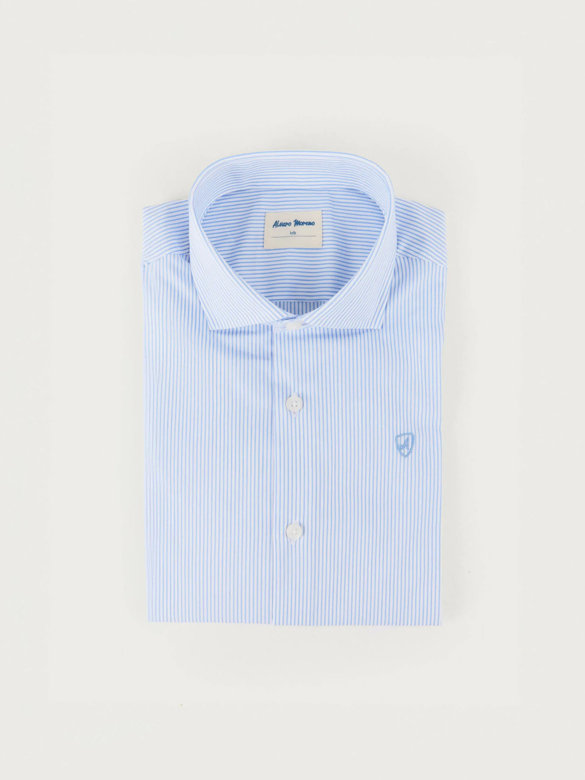 Discount Alvaro Moreno CAMISA COMFORT RAYAS KIDS Celeste