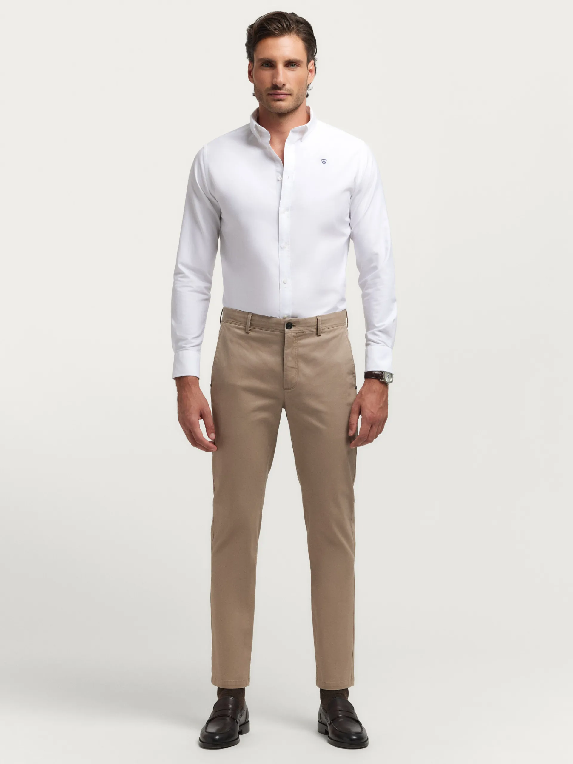 Outlet Alvaro Moreno CAMISA OXFORD BASIC Blanco
