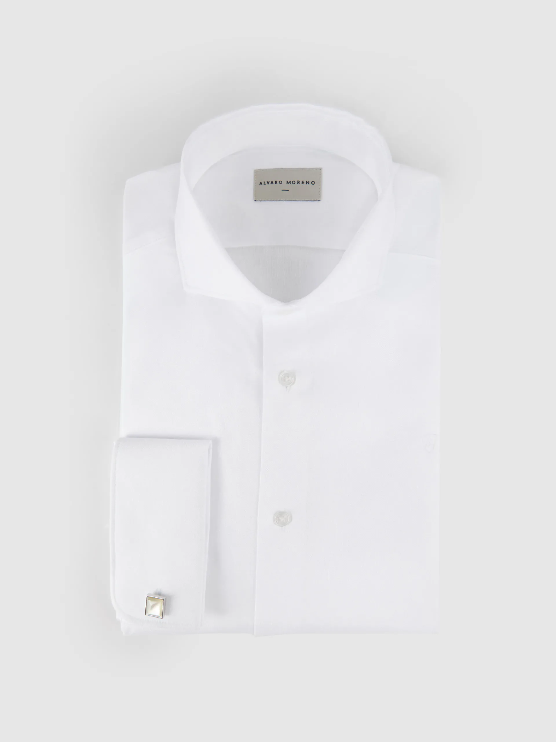 Shop Alvaro Moreno CAMISA ROYAL P.DOBLE Blanco