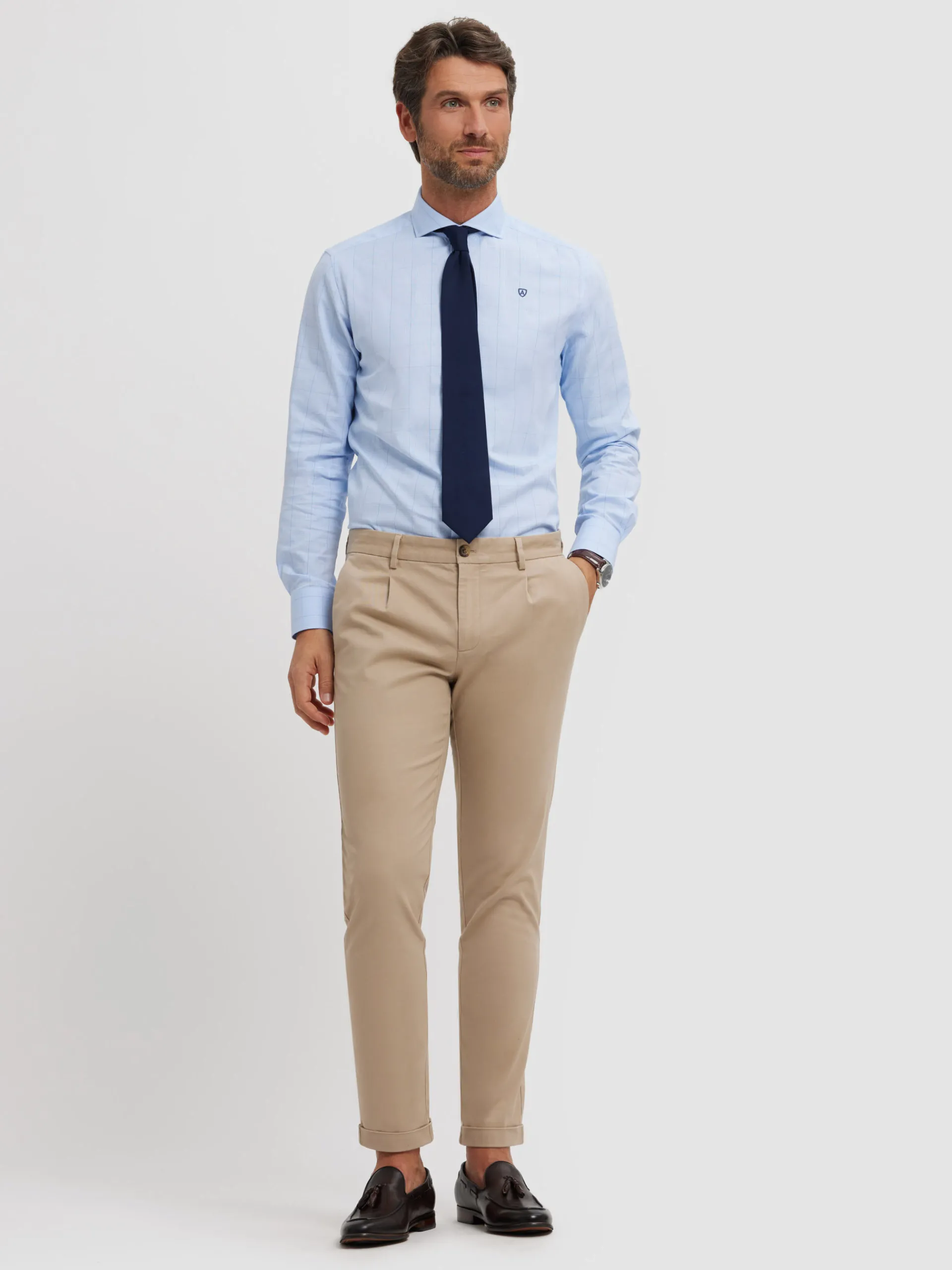 Sale Alvaro Moreno CAMISA VESTIR GALES Azul