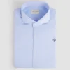 Clearance Alvaro Moreno CAMISA VESTIR HERRINGBONE Celeste