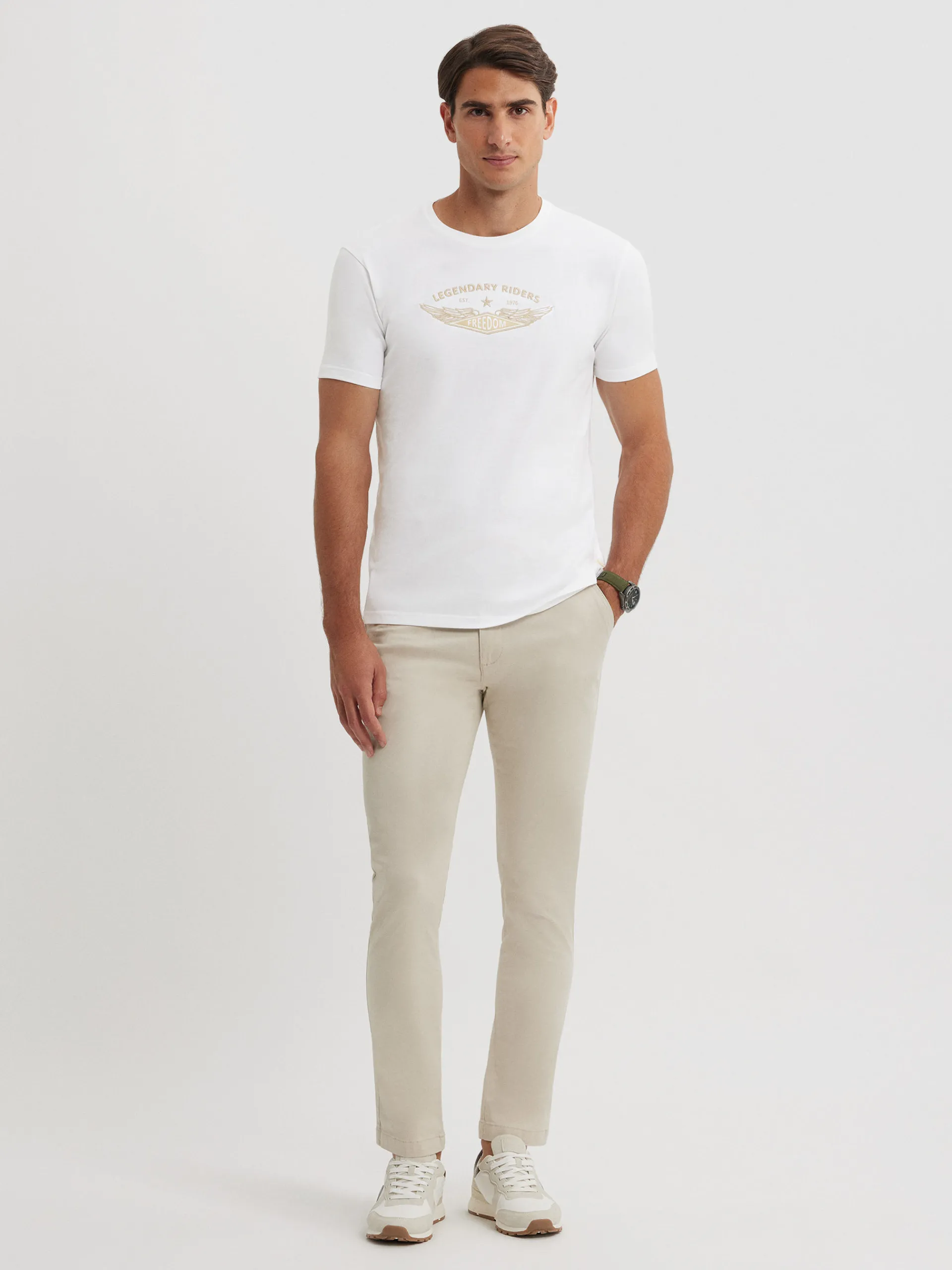 Discount Alvaro Moreno CAMISETA FREEDOM Blanco