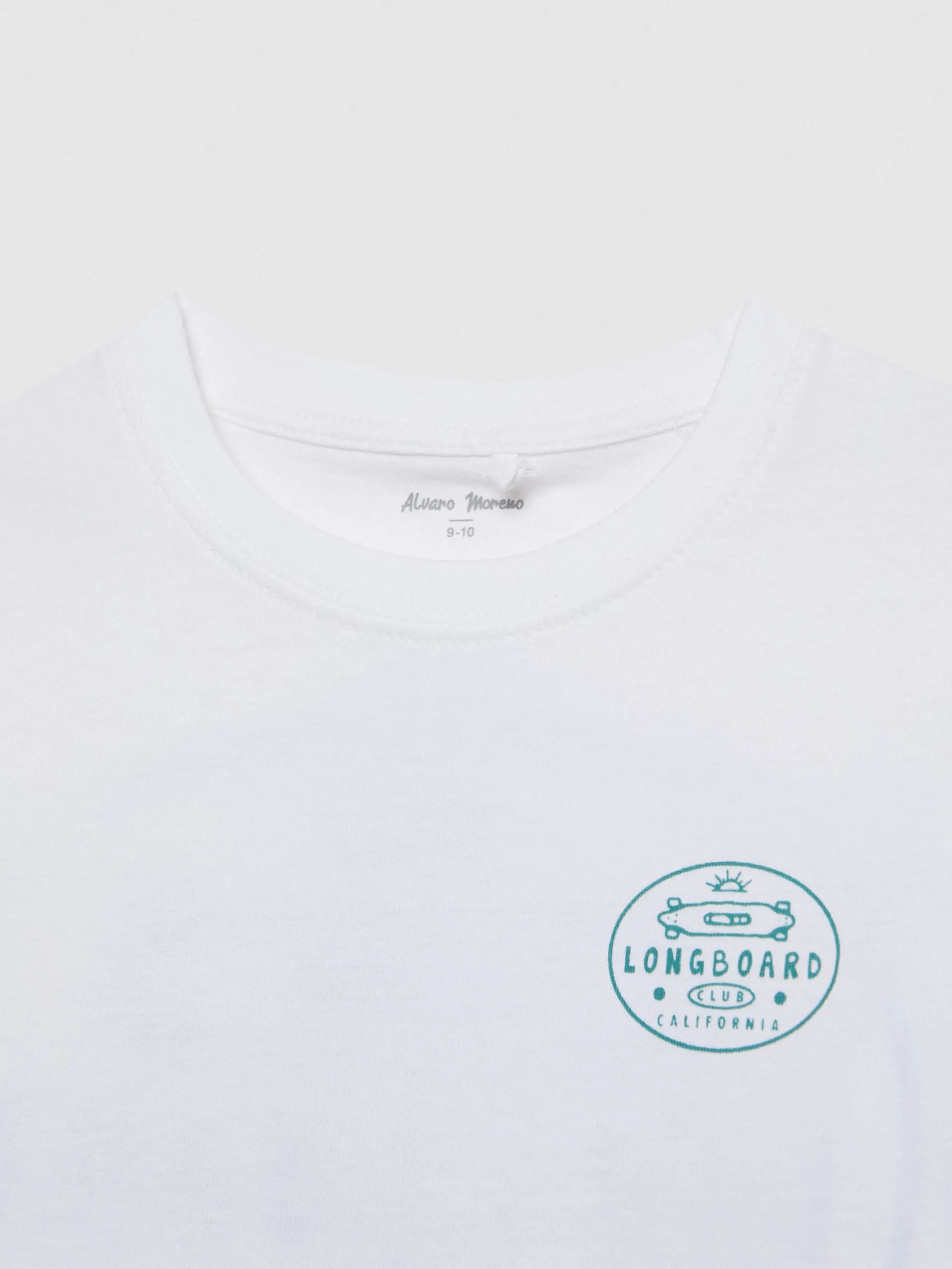 Flash Sale Alvaro Moreno CAMISETA LONGBOARD KIDS Blanco