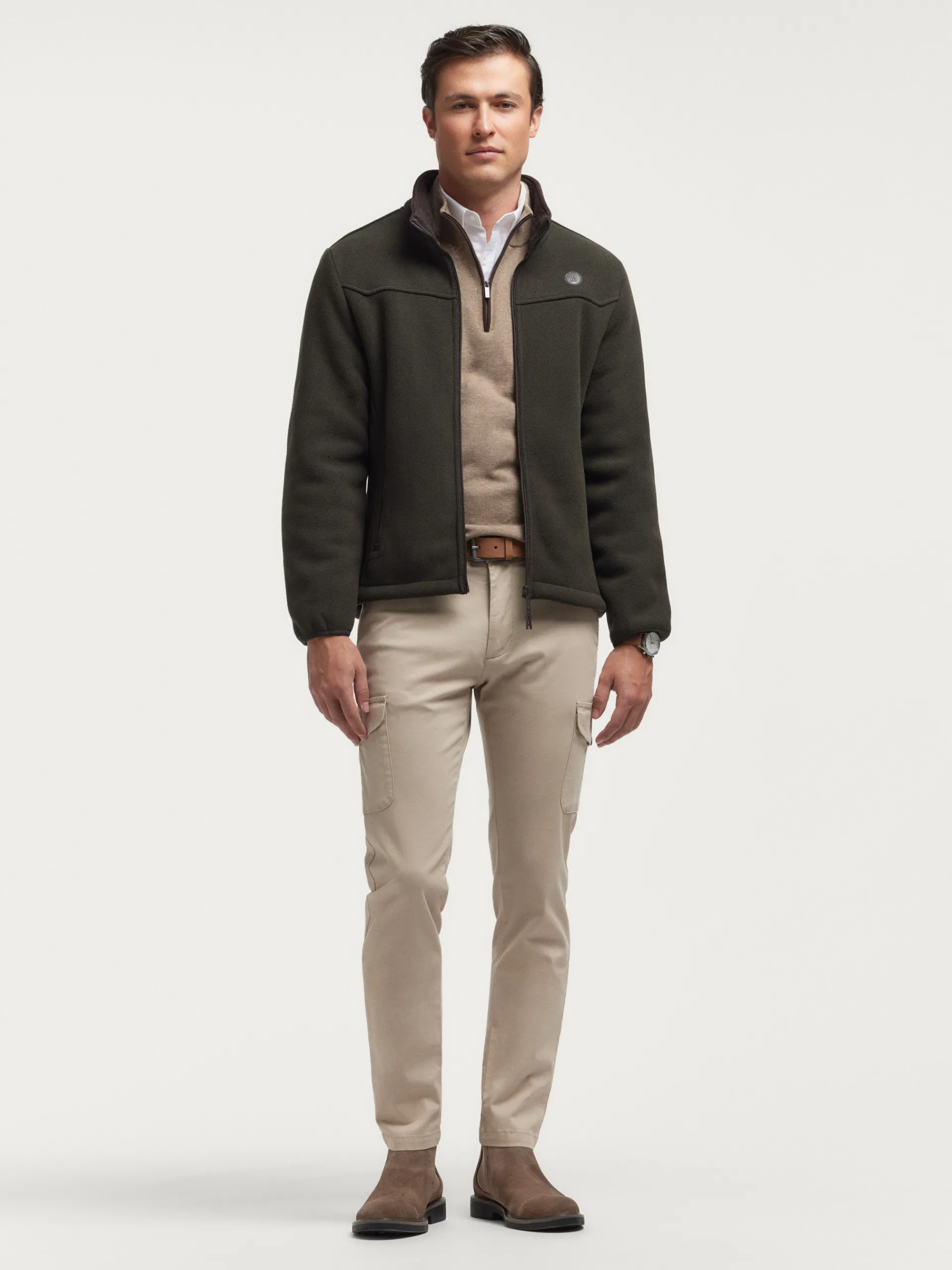 cazadora_polar_verde_1.webp Hot Alvaro Moreno CAZADORA POLAR Verde