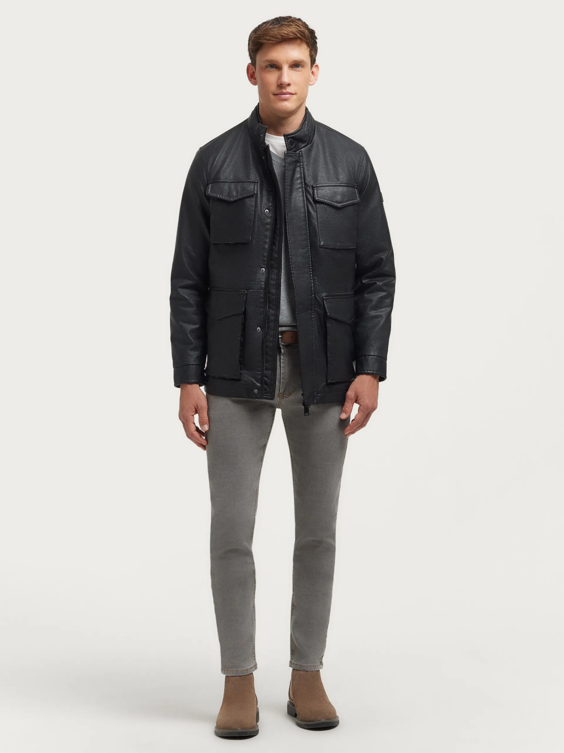 cazadora_travis_negro_1.webp Clearance Alvaro Moreno CAZADORA TRAVIS Negro