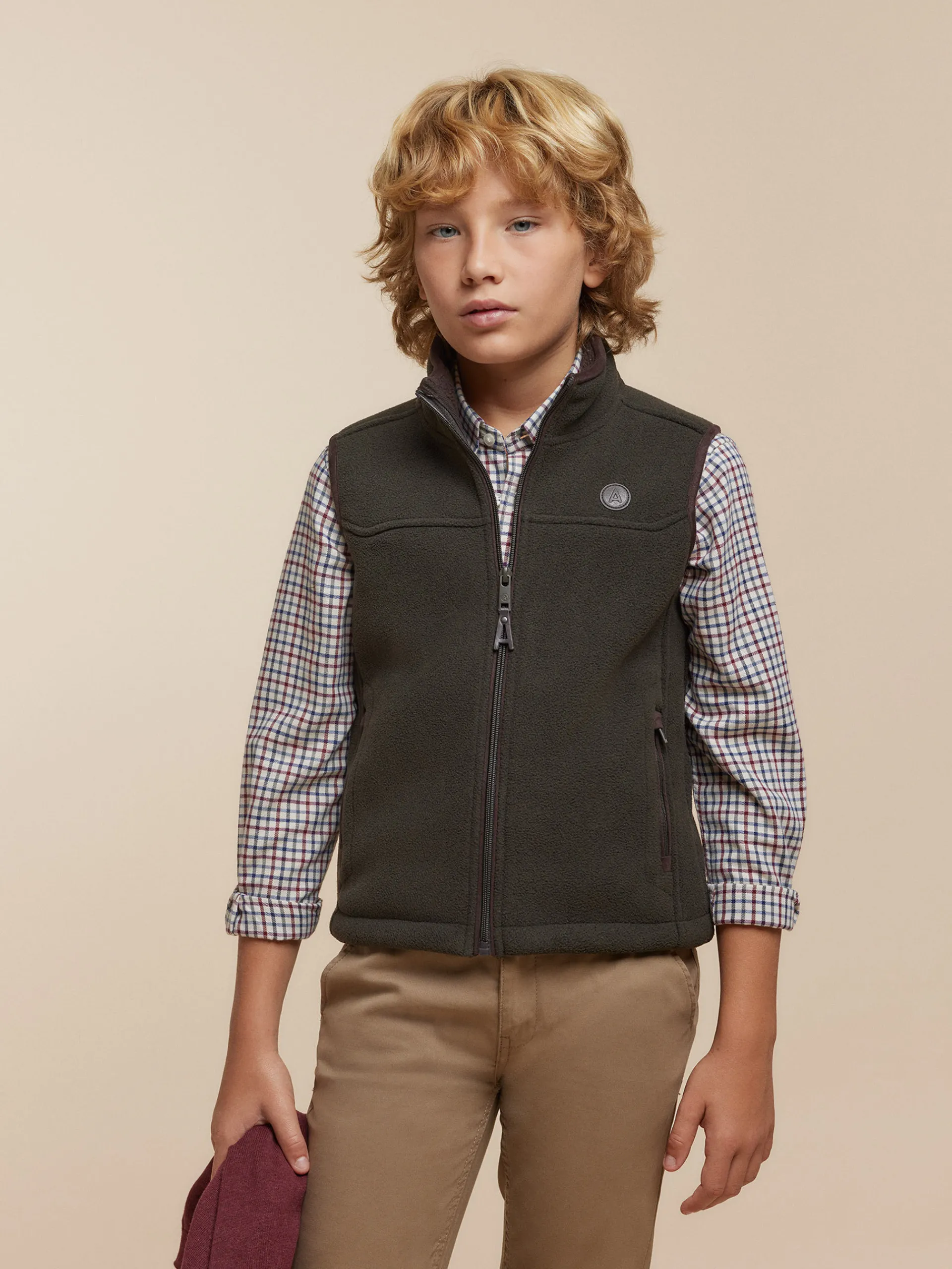 Shop Alvaro Moreno CHALECO SIERRA KIDS Verde