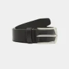 Online Alvaro Moreno CINTURON PIEL ROUGH Negro