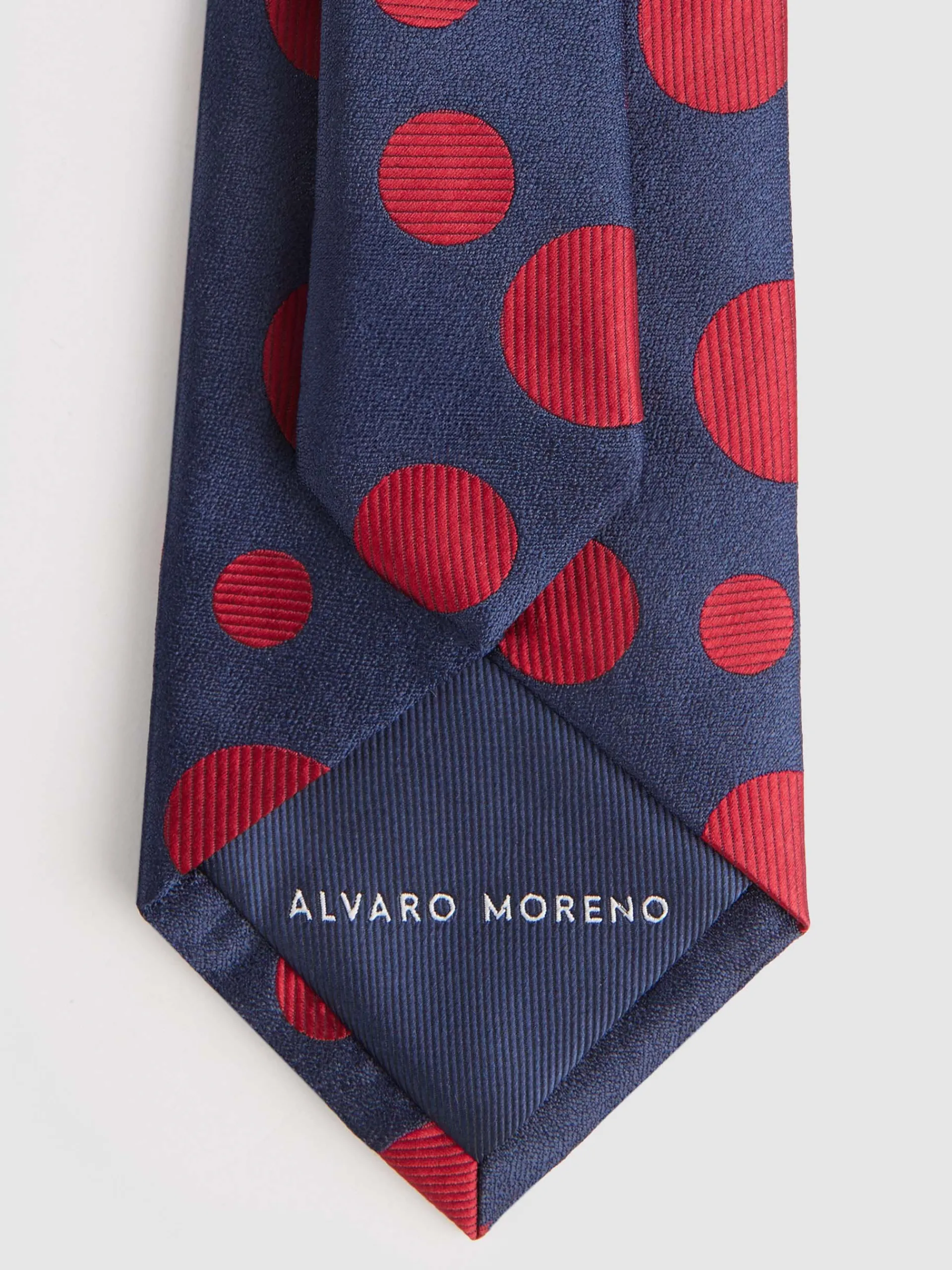 corbata_jacquard_mf_azul_marino_2-130.webp Clearance Alvaro Moreno CORBATA JACQUARD MF Azul Marino