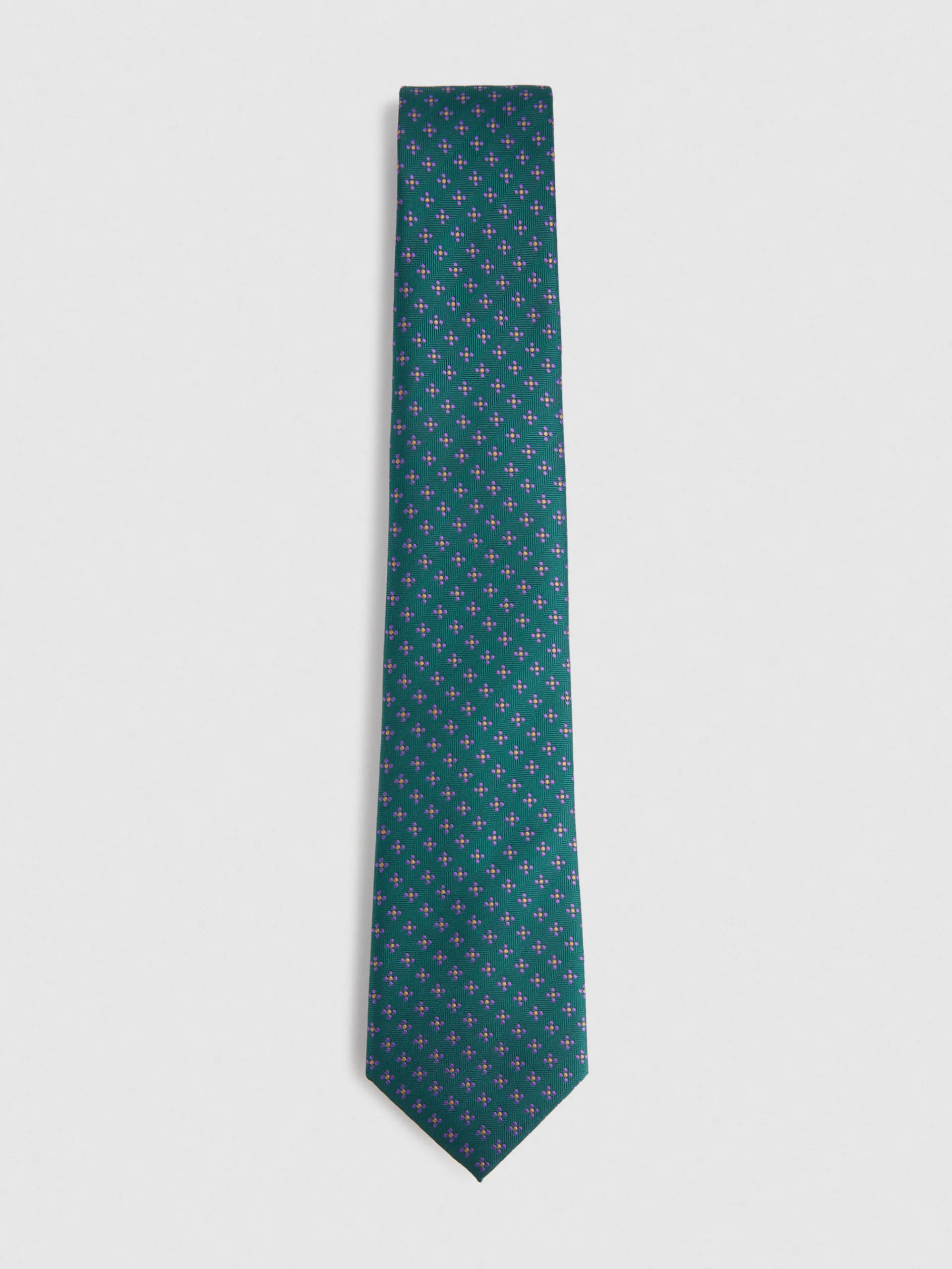 Clearance Alvaro Moreno CORBATA JACQUARD MF Verde