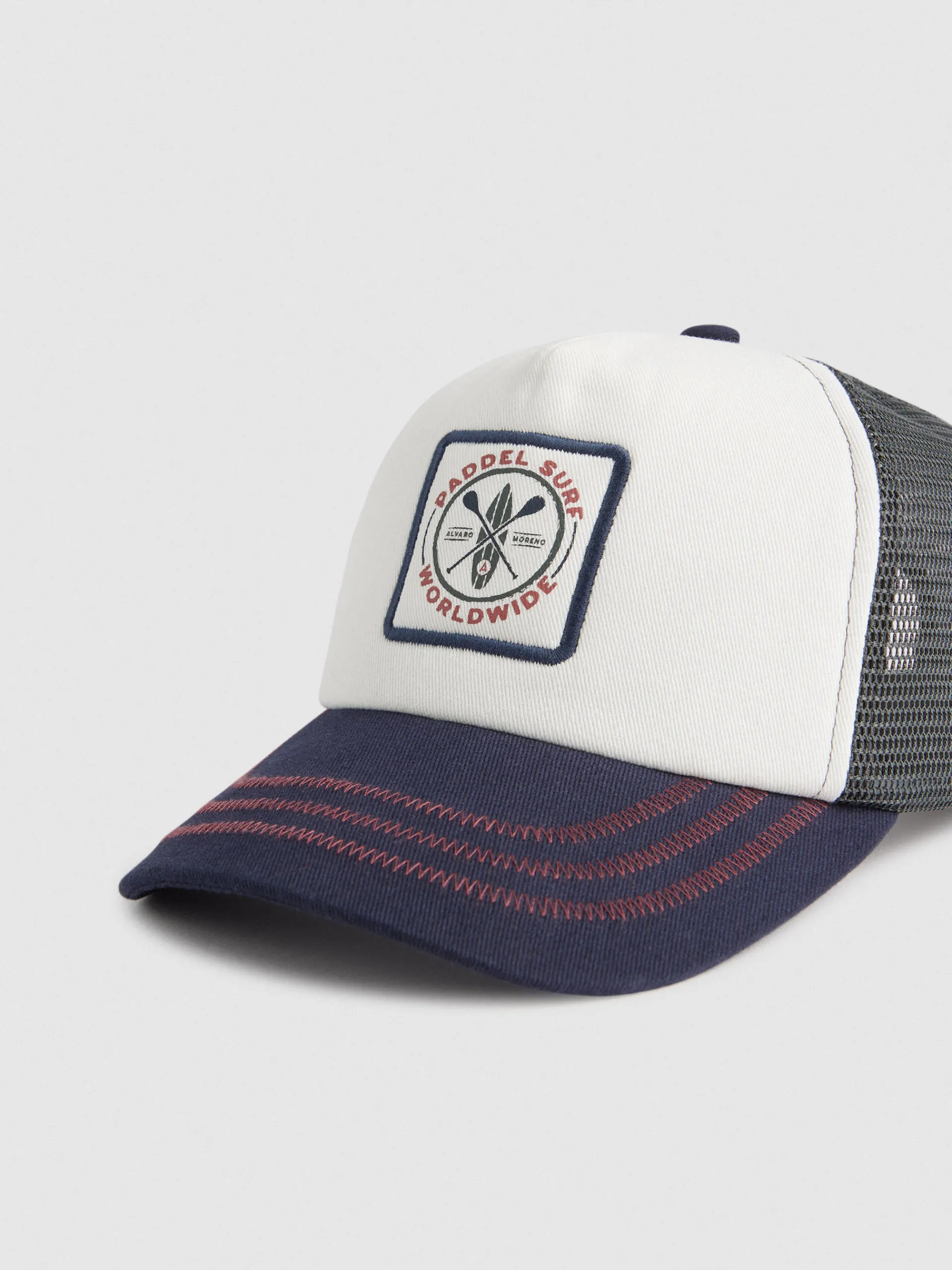 gorra_worldwide_gris_3.webp New Alvaro Moreno GORRA WORLDWIDE Gris