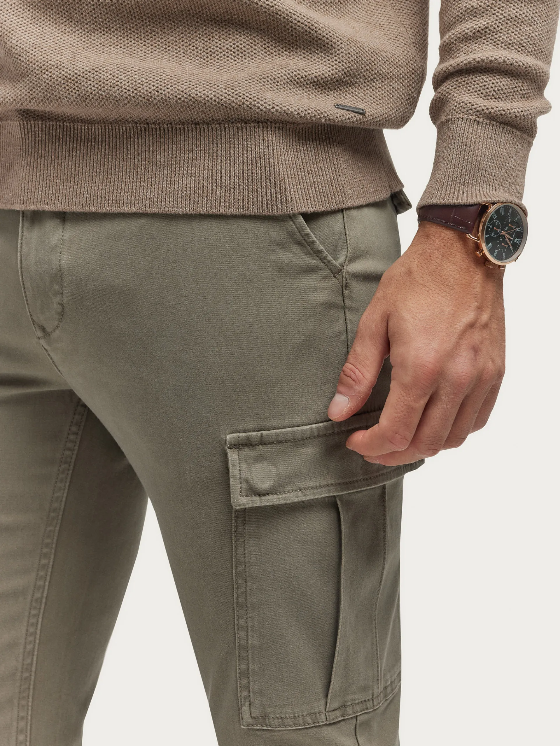 pantalon_cargo_elvis_verde_4.webp Online Alvaro Moreno PANTALON CARGO ELVIS Verde